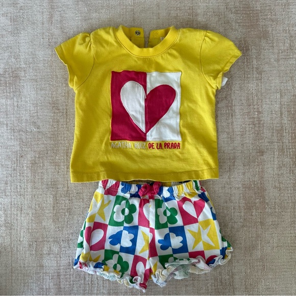 Agatha Ruiz De Le Prada T-Shirt and Shorts | Tutto Piccolo - Picture 4 of 8